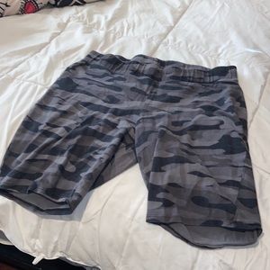 Camo biker shorts